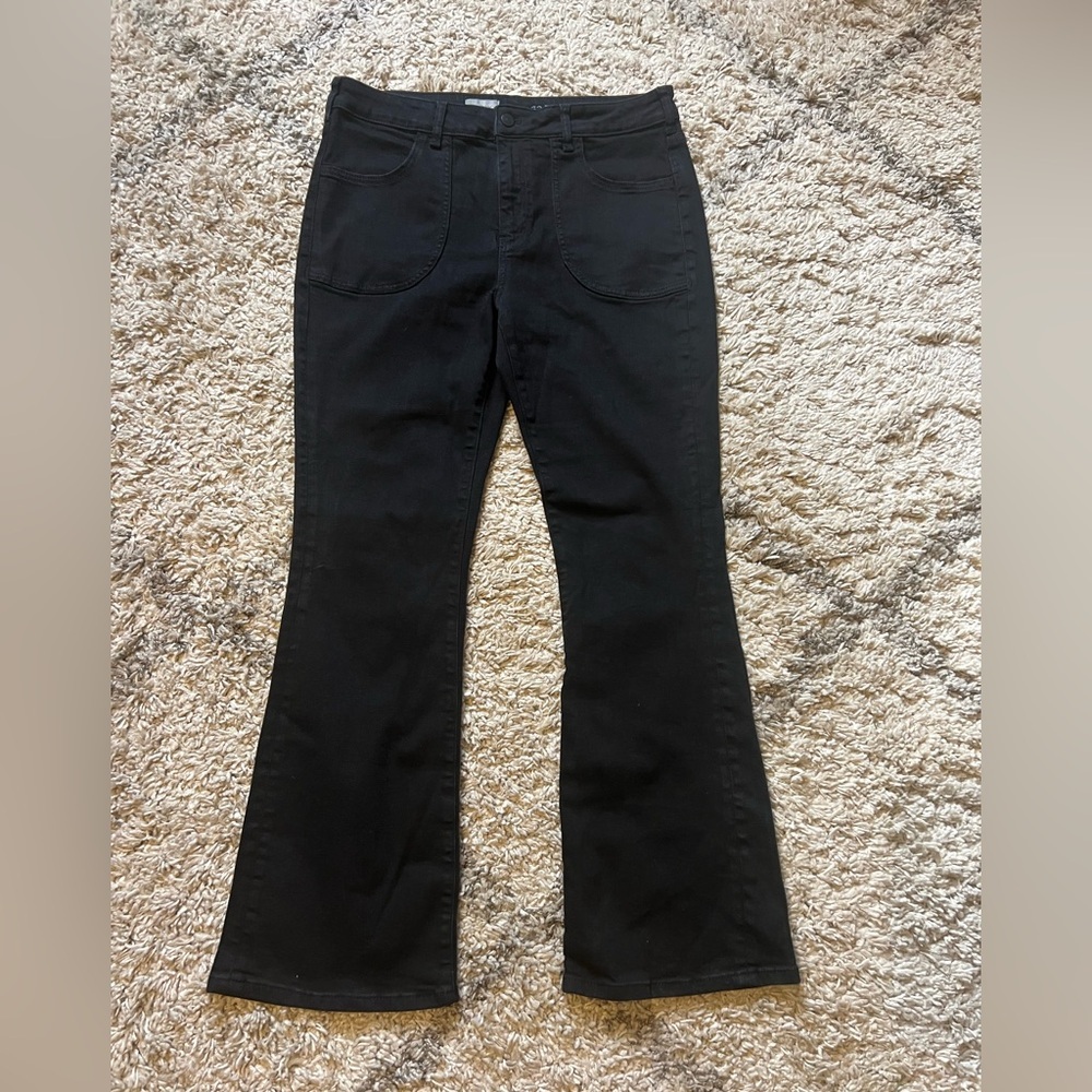 Pilcro Black Flare & Wide Leg Jeans